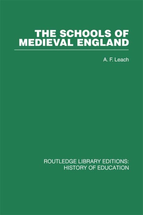 Cover image for book The Schools of Medieval England