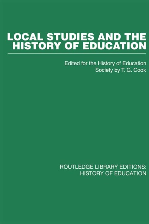 Cover image for book Local Studies and the History of Education