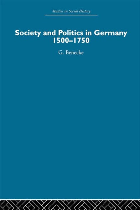 Cover image for book Society and Politics in Germany