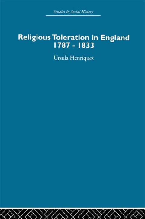 Cover image for book Religious Toleration in England