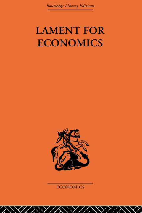 Cover image for book Lament for Economics