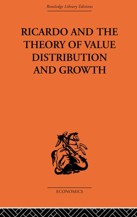Cover image for book Ricardo and the Theory of Value Distribution and Growth