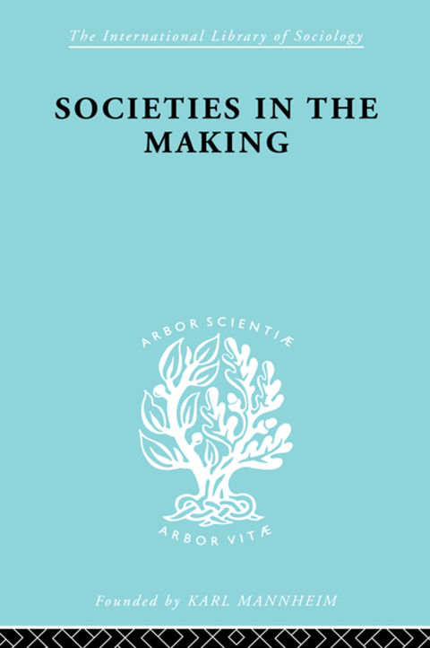Cover image for book Societies In Making Ils 89