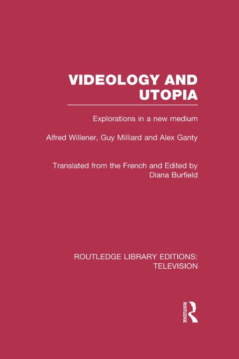 Cover image for book Videology and Utopia