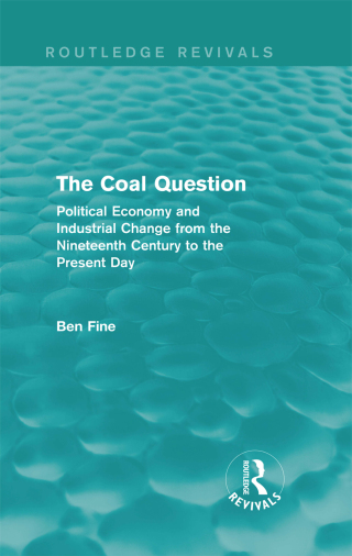 The Coal Question (Routledge Revivals)