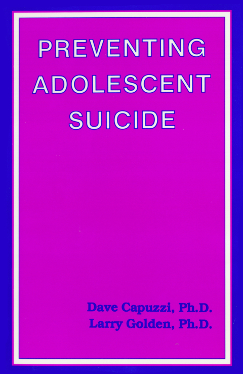 Cover image for book Preventing Adolescent Suicide