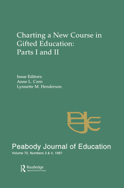 Cover image for book Charting A New Course in Gifted Education