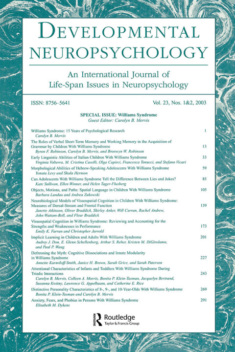 Cover image for book Williams Syndrome