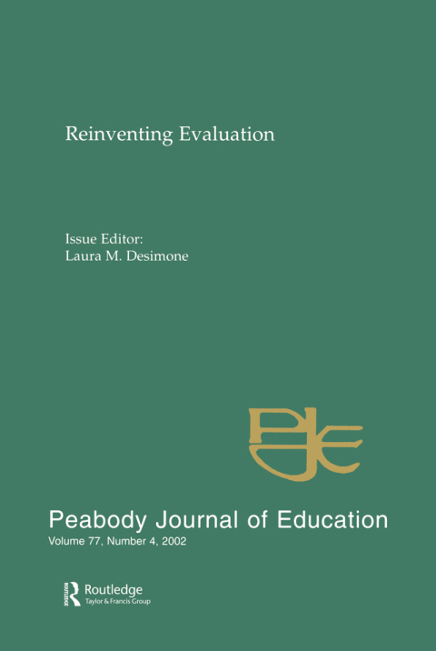 Cover image for book Reevaluating Evaluation