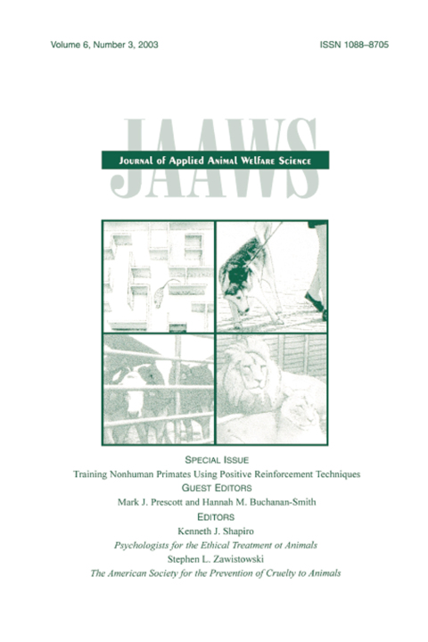 Cover image for book Training Nonhuman Primates Using Positive Reinforcement Techniques