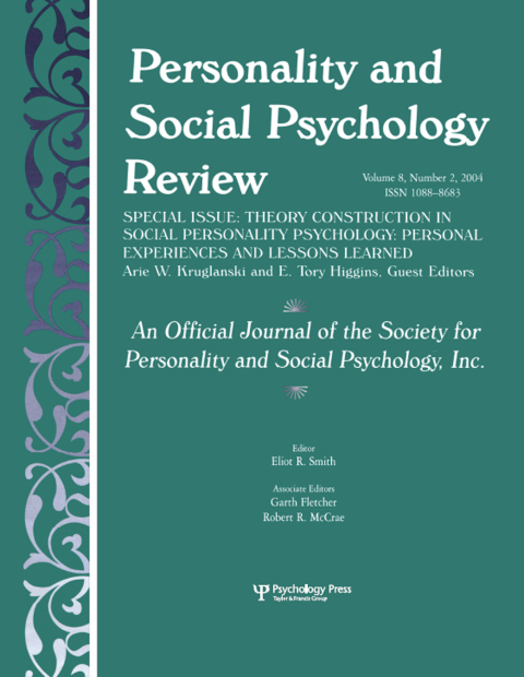 Cover image for book Theory Construction in Social Personality Psychology
