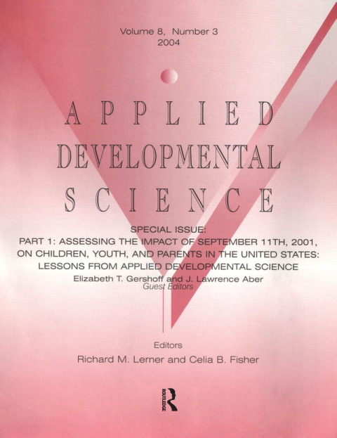 Cover image for book Part I: Assessing the Impact of September 11th, 2001, on Children, Youth, and Parents in the United States