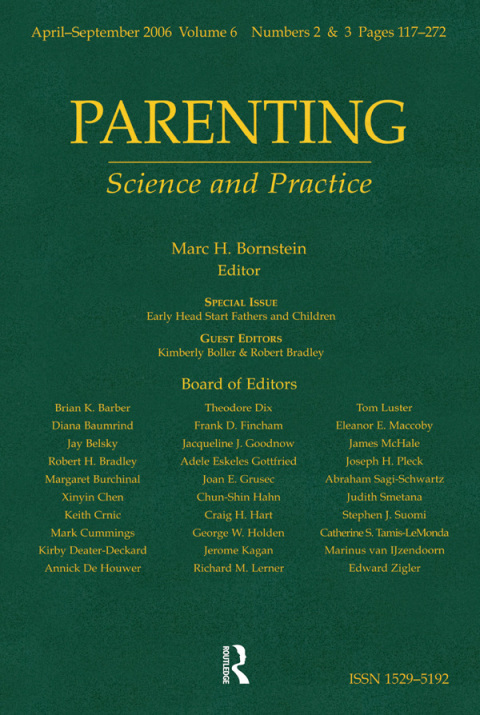 Cover image for book The Early Head Start Fathers And Children