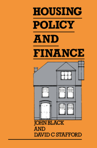 Titelbild: Housing Policy and Finance 1st edition 9780415004190