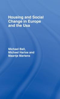 Titelbild: Housing and Social Change in Europe and the USA 1st edition 9780415005104