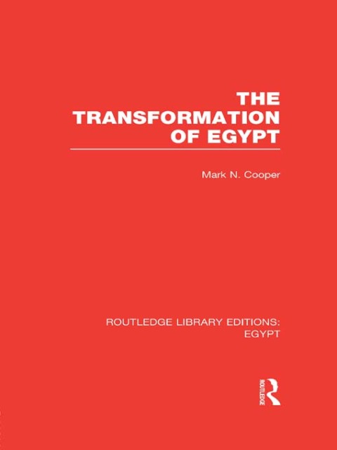 Cover image for book The Transformation of Egypt (RLE Egypt)