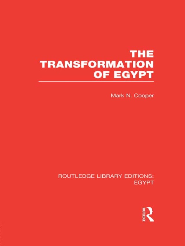 The Transformation of Egypt (RLE Egypt)