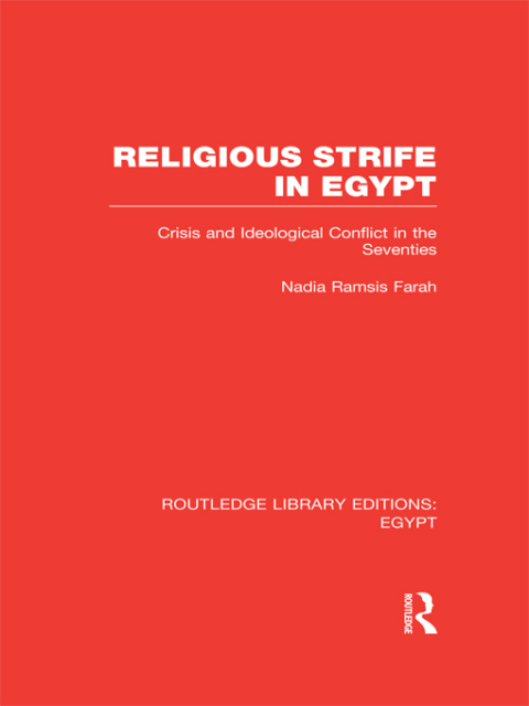 Cover image for book Religious Strife in Egypt (RLE Egypt)