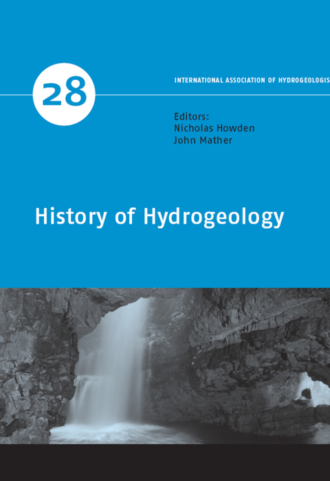 Cover image for book History of Hydrogeology