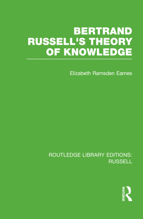 Cover image for book Bertrand Russell's Theory of Knowledge