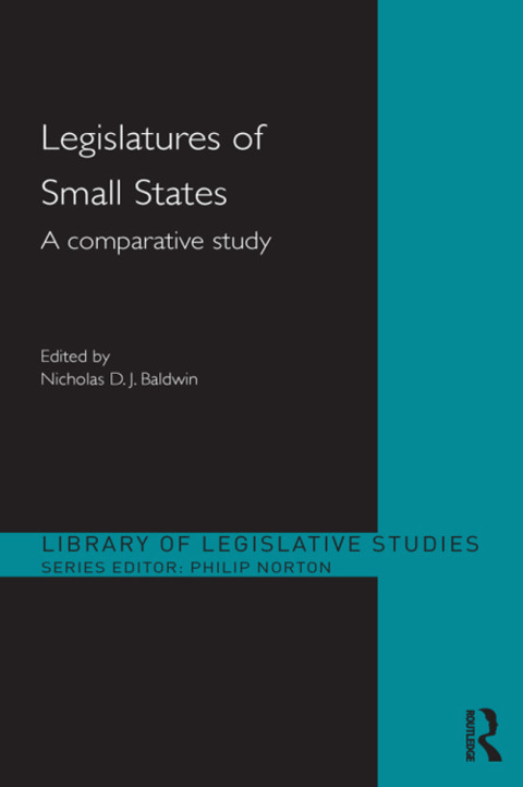Cover image for book Legislatures of Small States