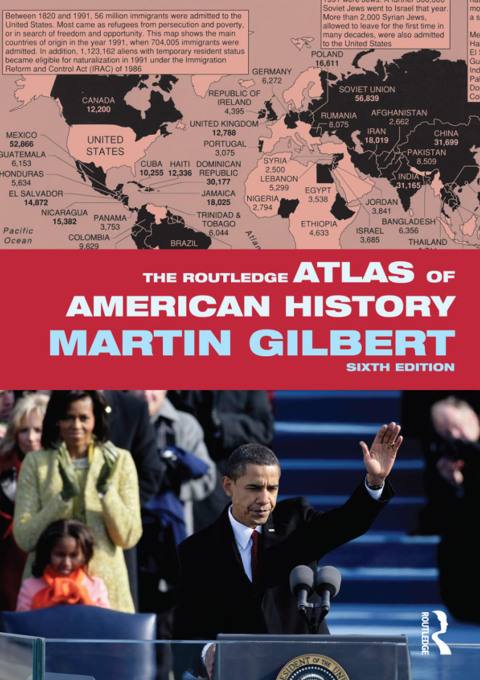 Cover image for book The Routledge Atlas of American History