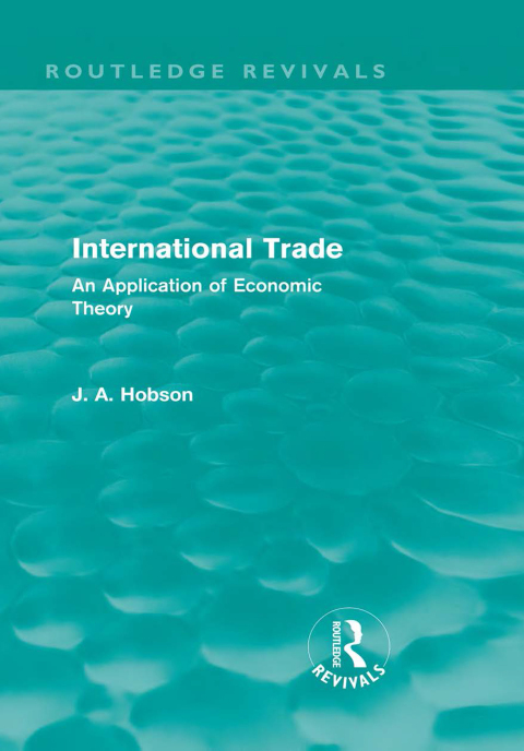 Cover image for book International Trade (Routledge Revivals)