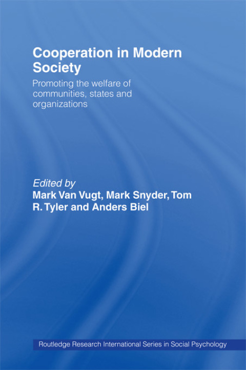 Cover image for book Cooperation in Modern Society