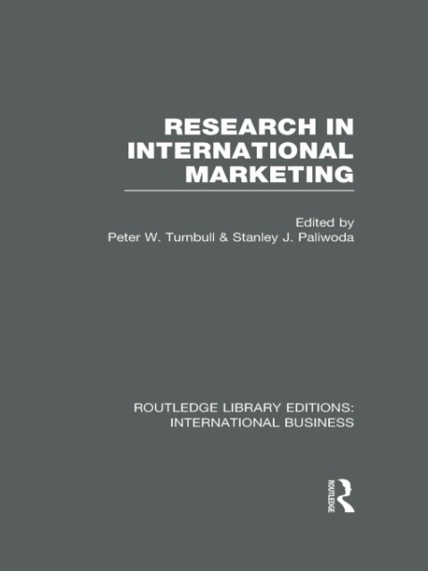 Cover image for book Research in International Marketing (RLE International Business)