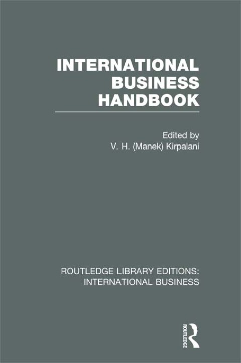 Cover image for book International Business Handbook (RLE International Business)
