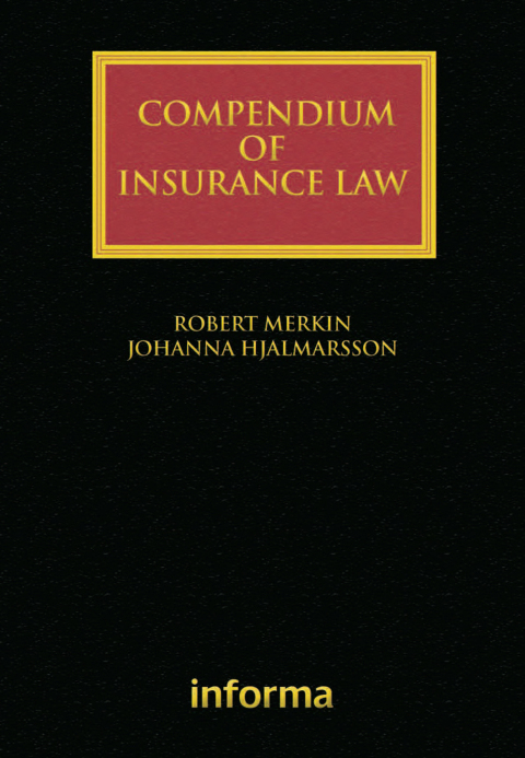 Cover image for book Compendium of Insurance Law