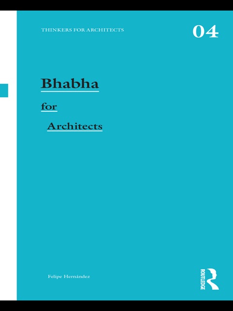 Cover image for book Bhabha for Architects