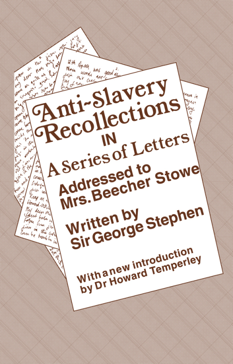 Cover image for book Anti-Slavery Recollection Cb