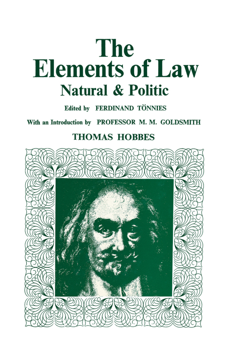 Cover image for book Elements of Law, Natural and Political