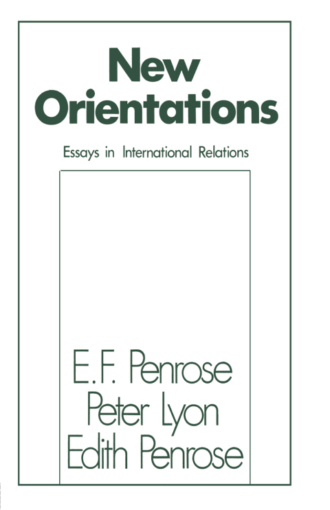 Cover image for book New Orientations