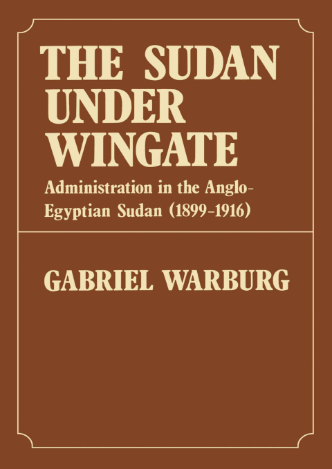 Cover image for book Sudan Under Wingate