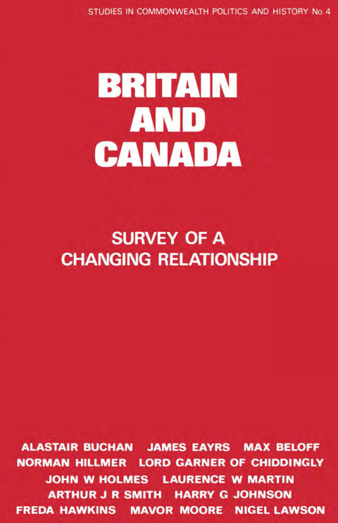 Cover image for book Britain and Canada