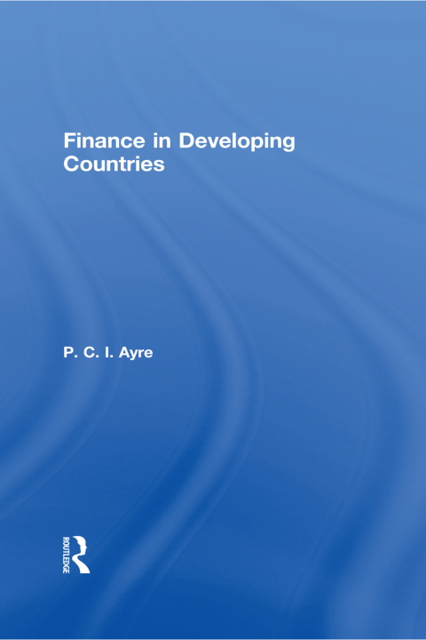 Cover image for book Finance in Developing Countries
