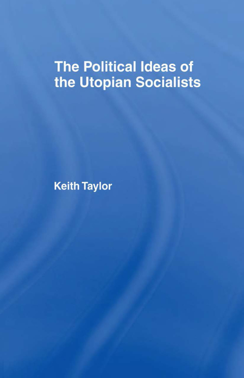 Cover image for book Political Ideas of the Utopian Socialists