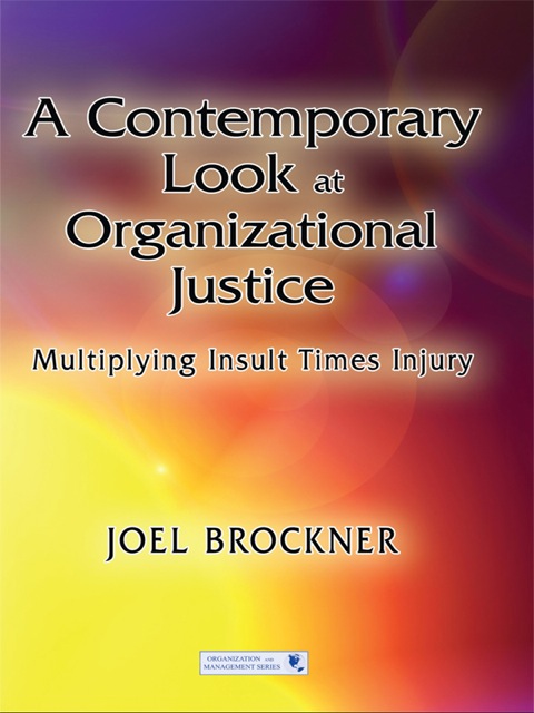 Cover image for book A Contemporary Look at Organizational Justice