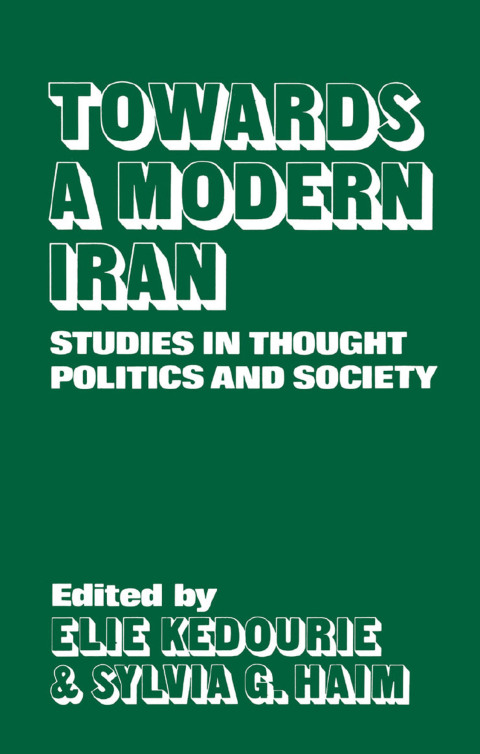 Cover image for book Towards a Modern Iran
