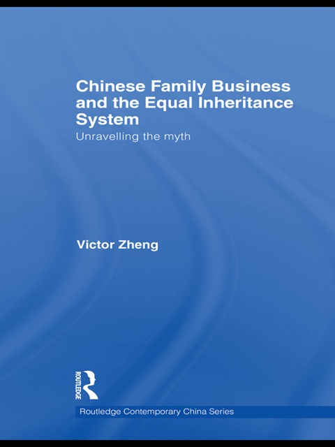 Cover image for book Chinese Family Business and the Equal Inheritance System