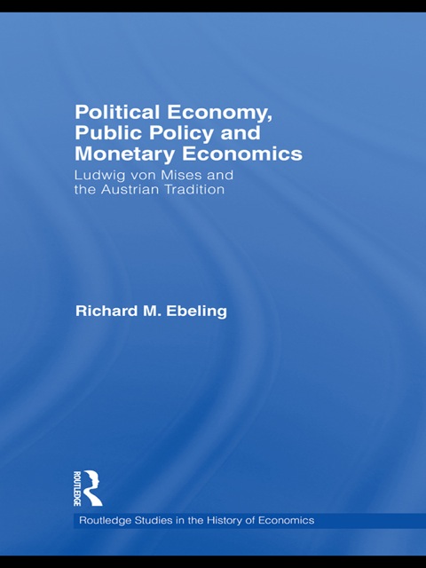 Cover image for book Political Economy, Public Policy and Monetary Economics