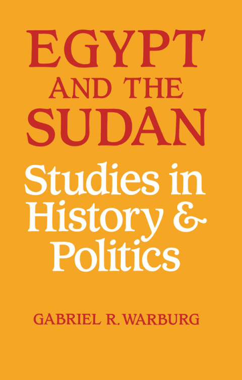 Cover image for book Egypt and the Sudan