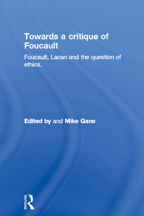Cover image for book Towards a critique of Foucault