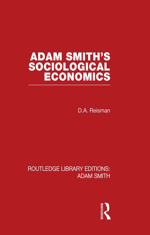 Cover image for book Adam Smith's Sociological Economics