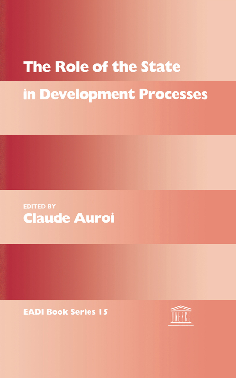 Cover image for book The Role of the State in Development Processes