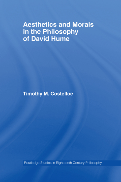 Cover image for book Aesthetics and Morals in the Philosophy of David Hume