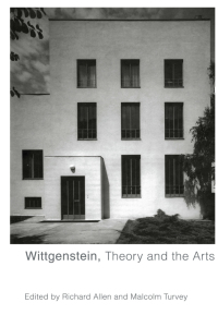 Cover image: Wittgenstein, Theory and the Arts 1st edition 9780415408257