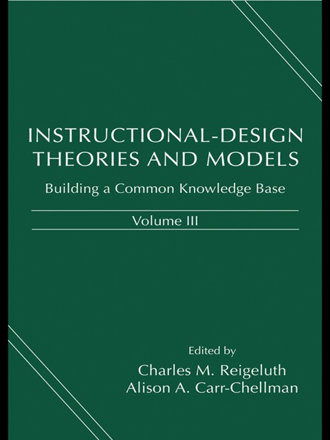 Cover image for book Instructional-Design Theories and Models, Volume III